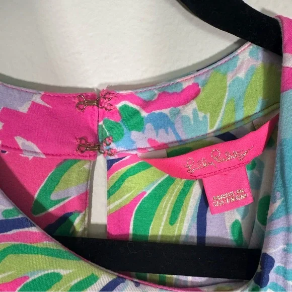 Lilly Pulitzer Tallula Dress Multi Raise The Bar High Neck Maxi Dress Medium - Picture 9 of 13